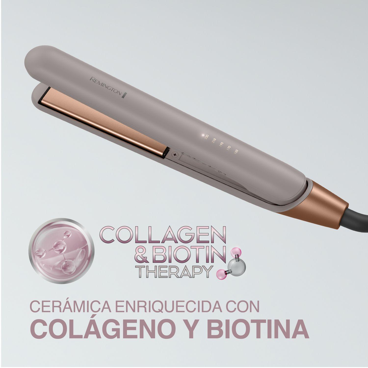 Plancha De Pelo Remington  S31A Colágeno y  Biotina-4
