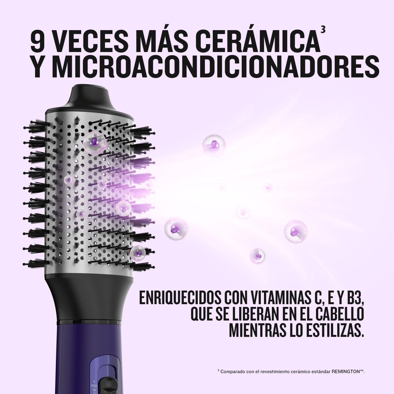 Cepillo Secador Multistyler 3 en 1 Remington Gloss 1.000W-3