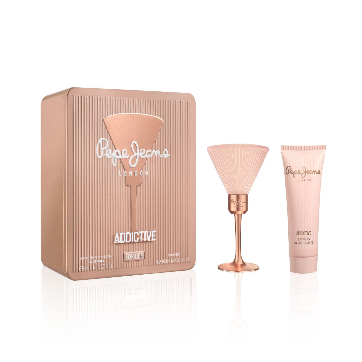 Set Pepe Jeans Addictive For Her 80ML + Body Lotion 100ML-0