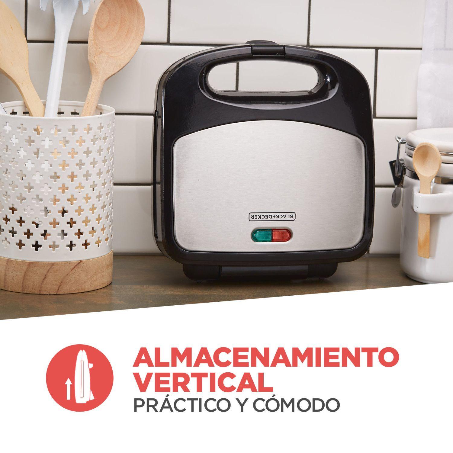 Sandwichera - Parrilla - Waflera Black+Decker 3 En 1-3