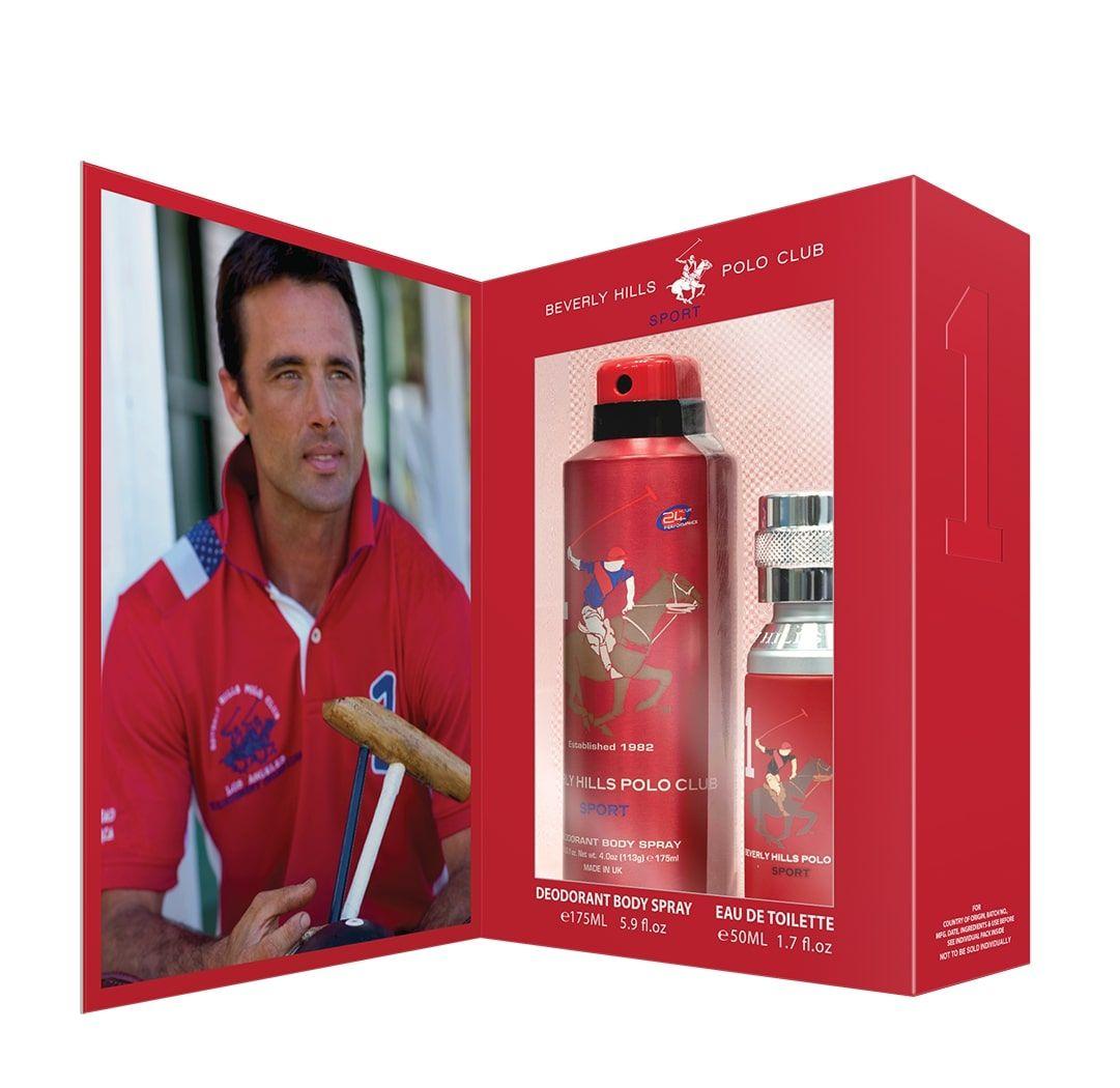 Set Polo Club Beverly Hills Sports Men One Edt 50ML + Deo-0