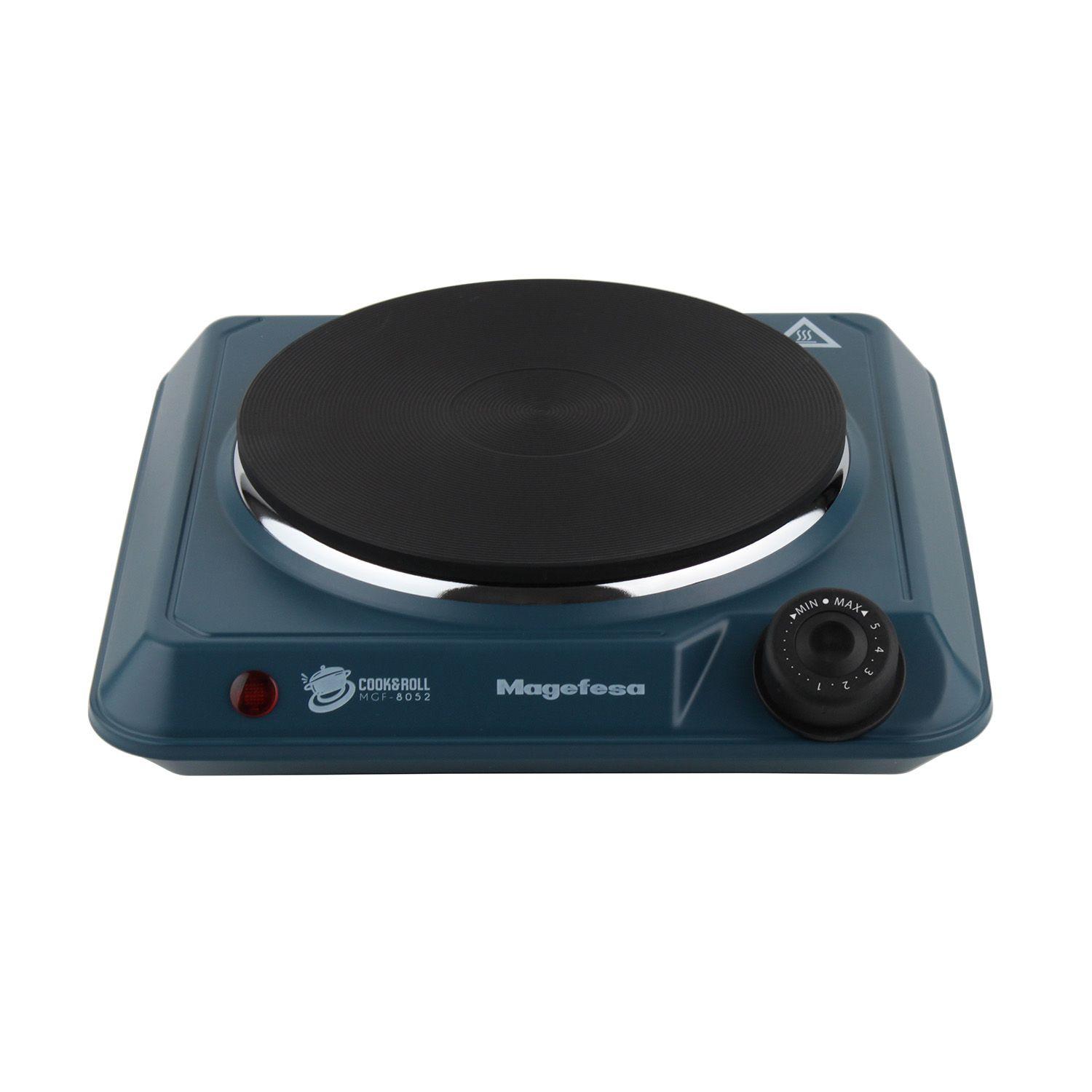 Cocina Electrica Encimera Magefesa 1 Plato 1400W Azul-5