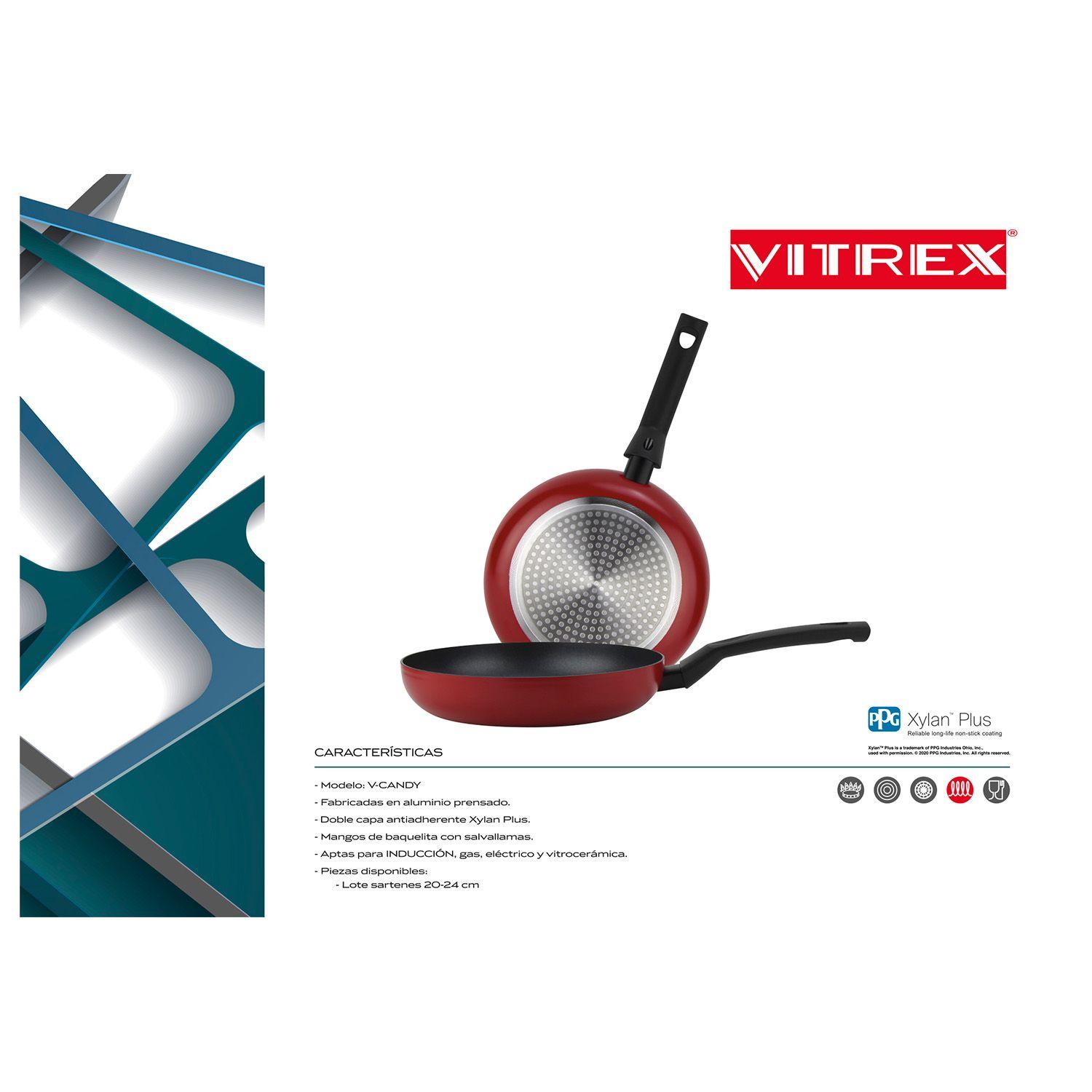Set Sartenes De Aluminio Vitrex Candy 20-24CM-3