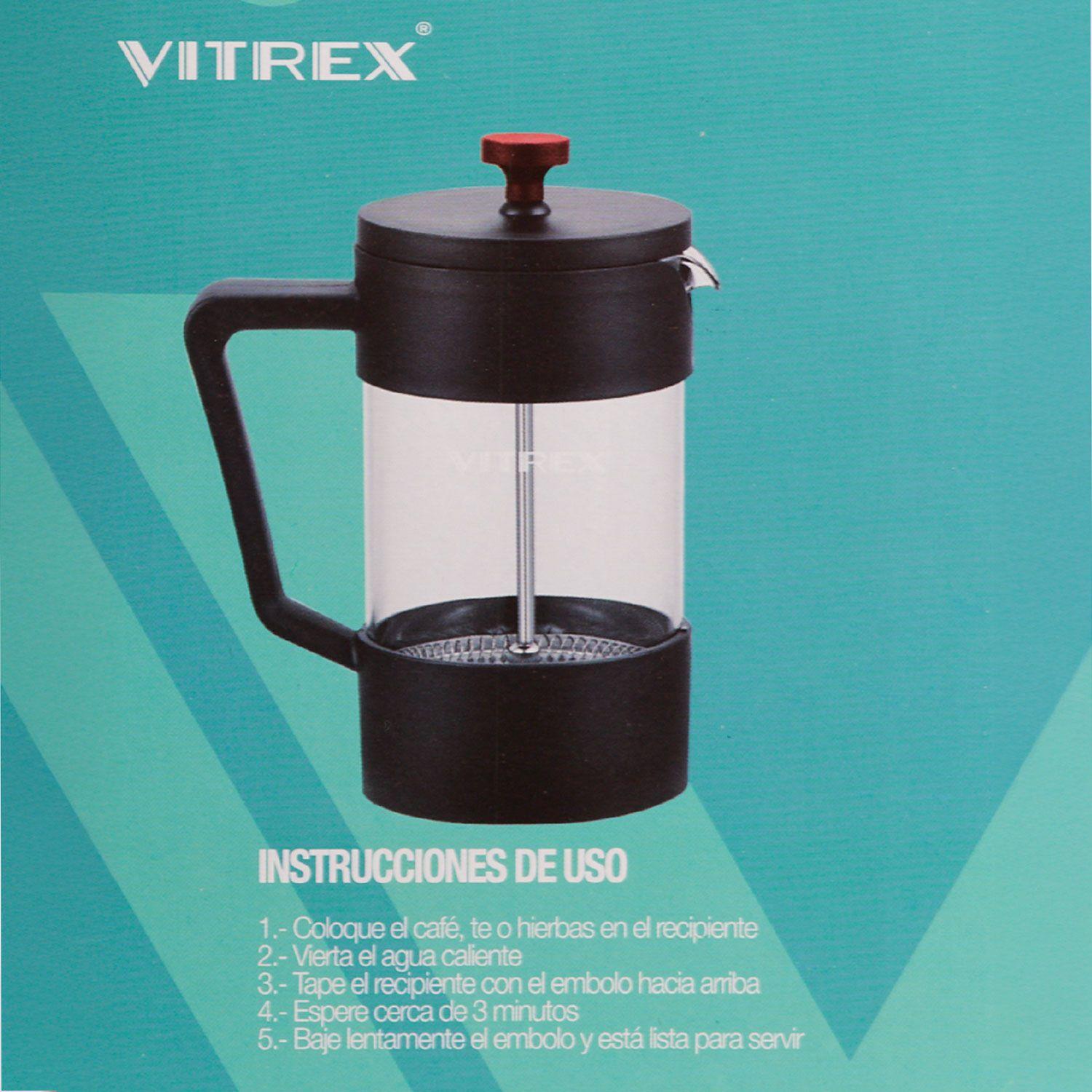 Cafetera De Embolo Vitrex Robusta 1000 ML-2