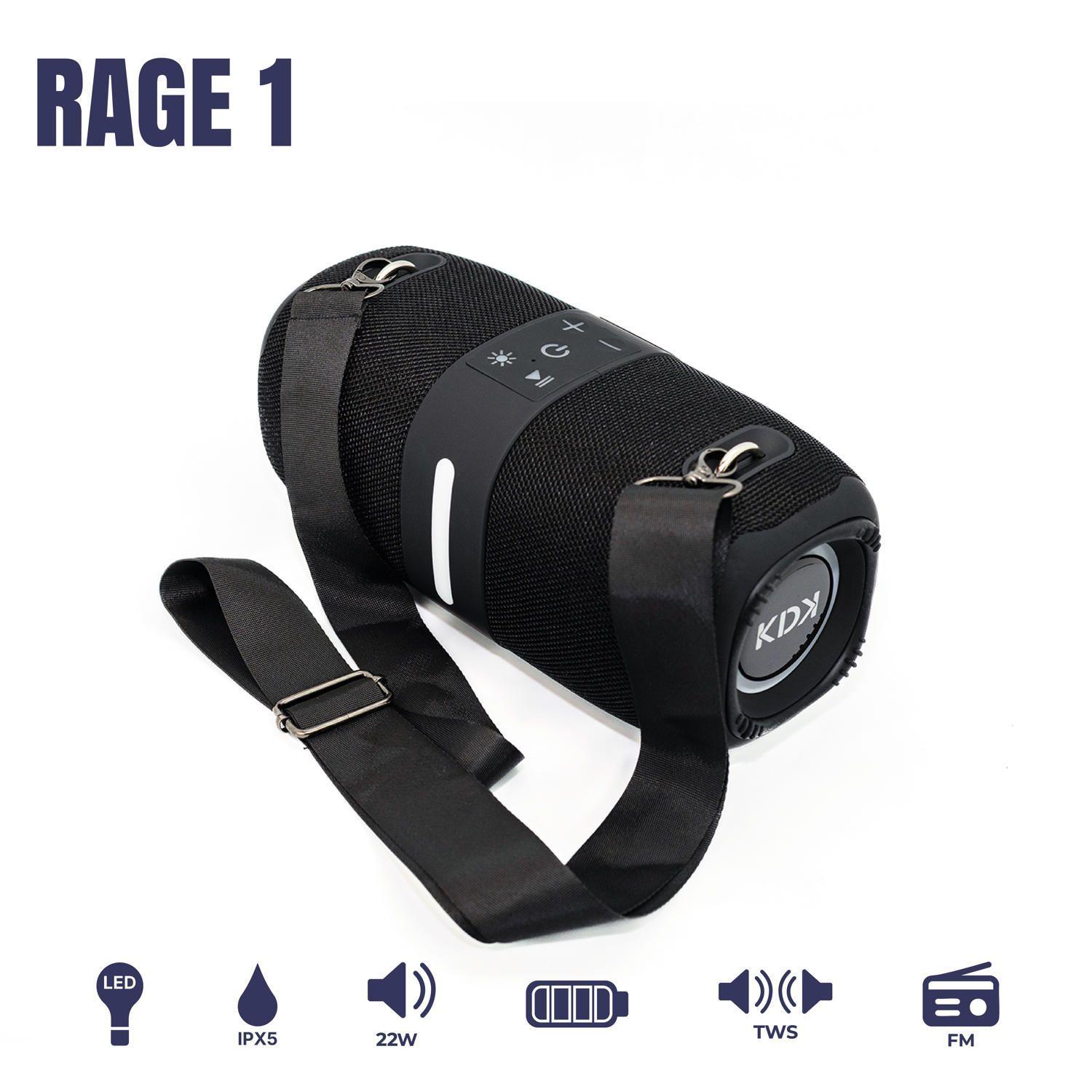 Parlante Mini Bluetooth KDK Boombox 22W Negro-1