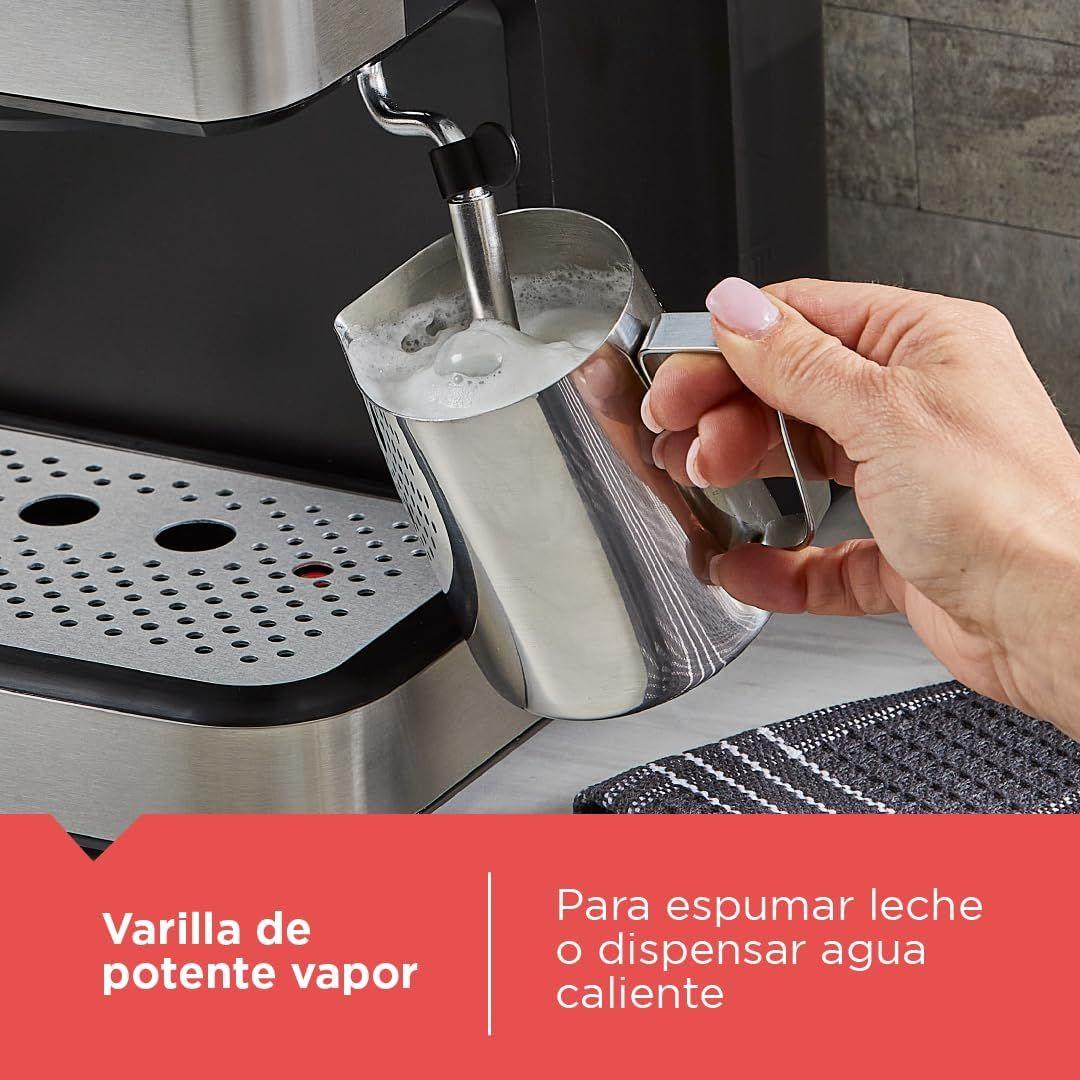 Cafetera Semi Automatica Espresso Black+Decker-2