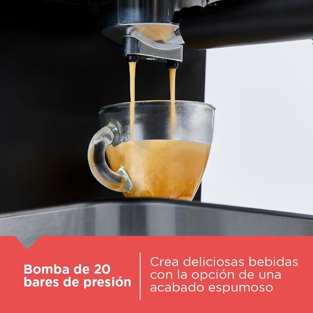 Cafetera Semi Automatica Espresso Black+Decker-5