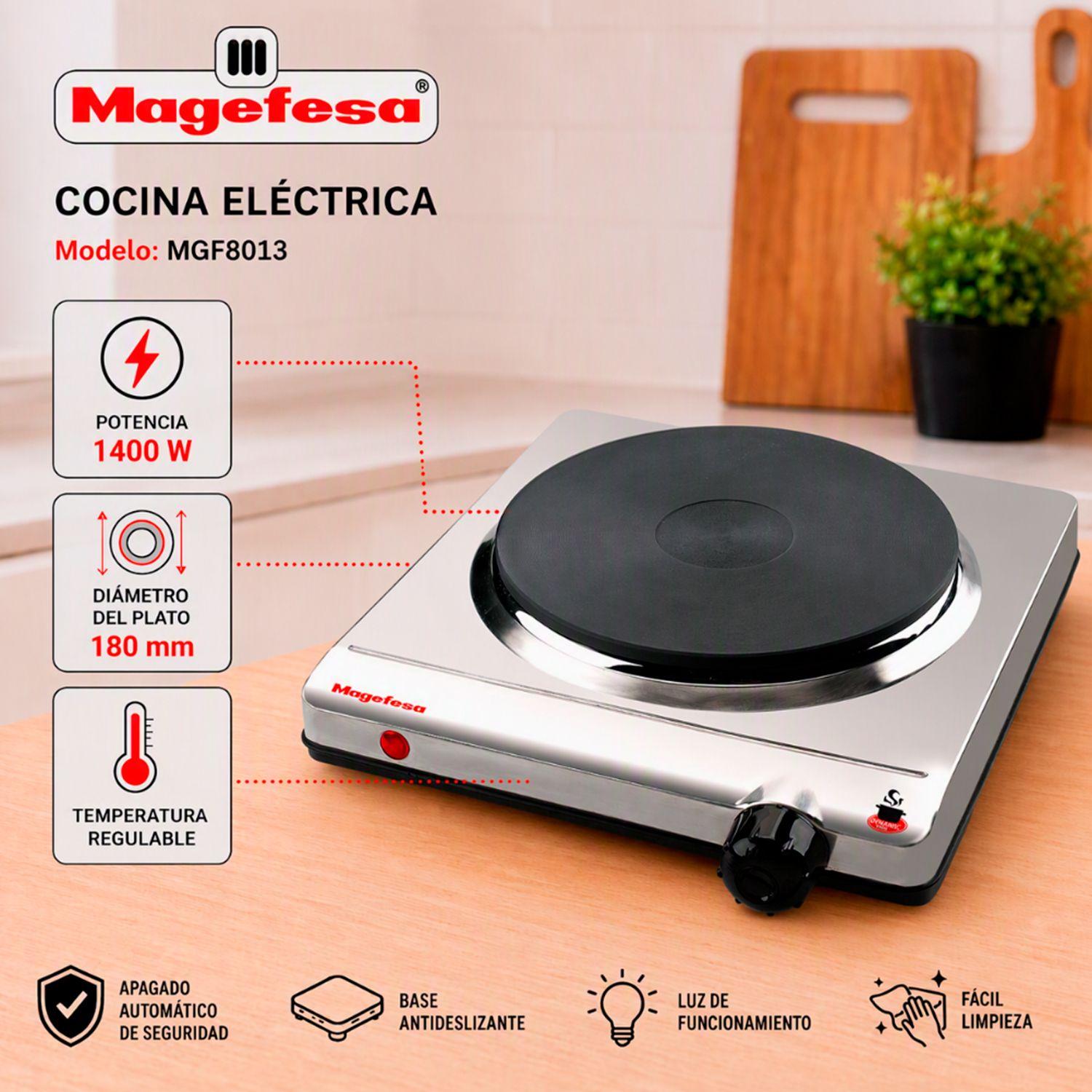 Cocina Electrica Magefesa Dinamic Inox Mgf8013-1
