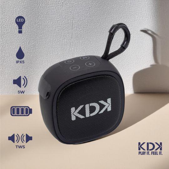 Parlante Mini KDK Bluetooh Negro 5W-4
