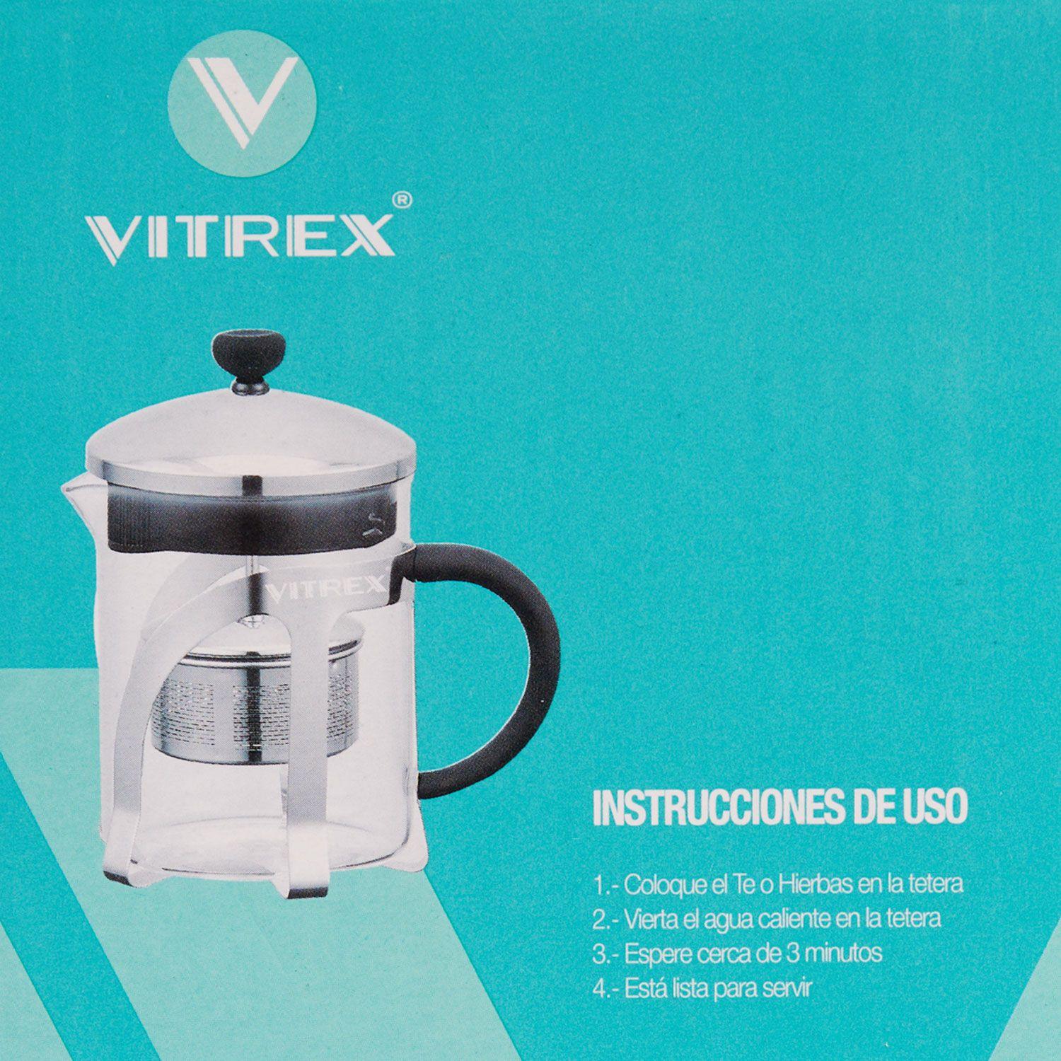 Tetera De Embolo Indi Vitrex 600 ML-2