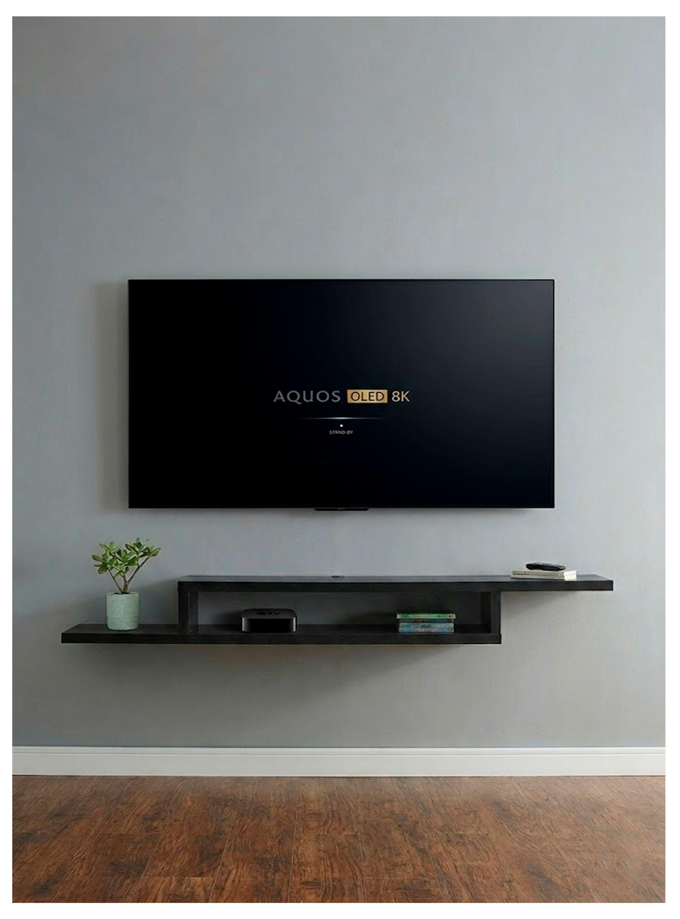 Racks Flotante para TV de 42 a 55 pulgadas color negro-2