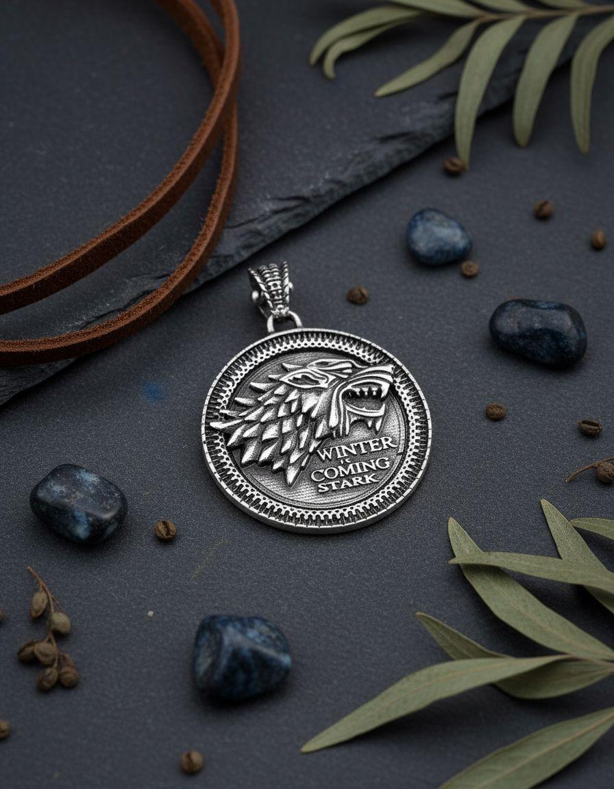 Collar Game Of Thrones Casa Stark Juego De Tronos-4