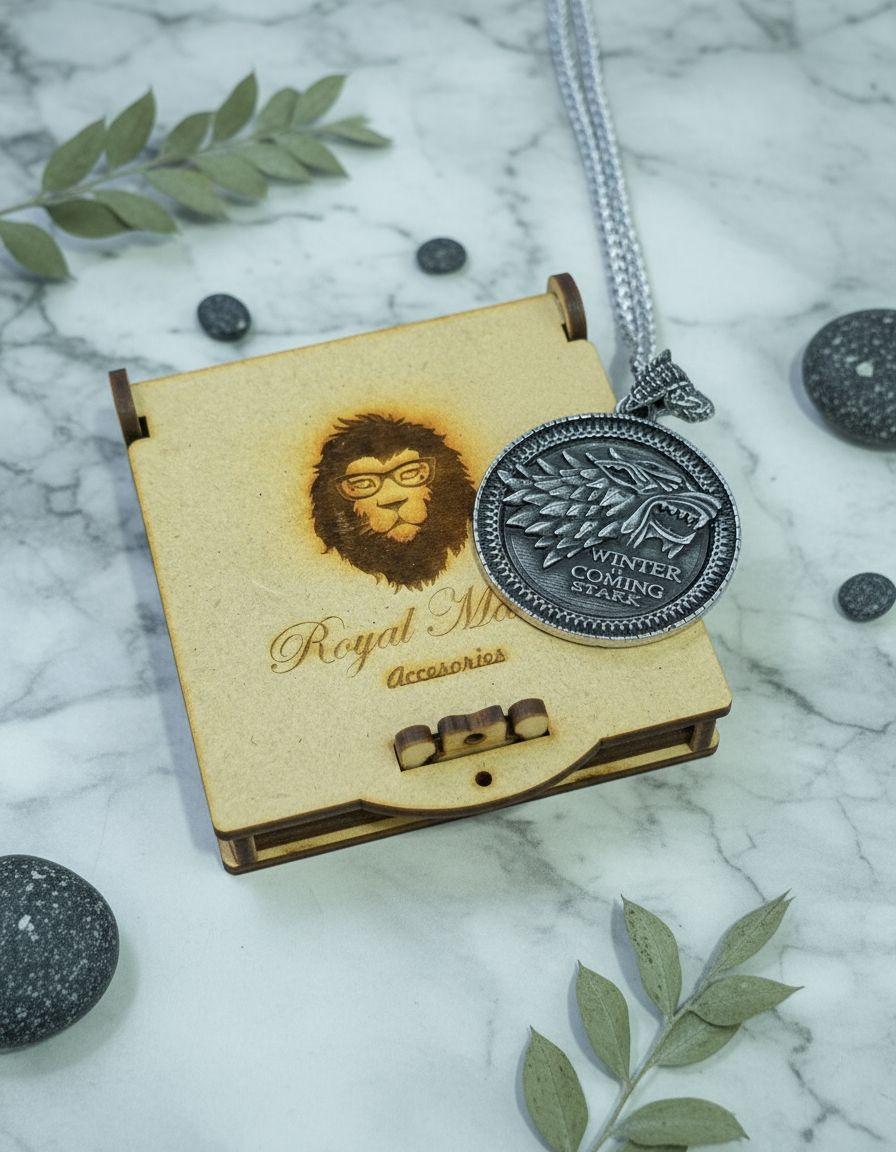Collar Game Of Thrones Casa Stark Juego De Tronos-5
