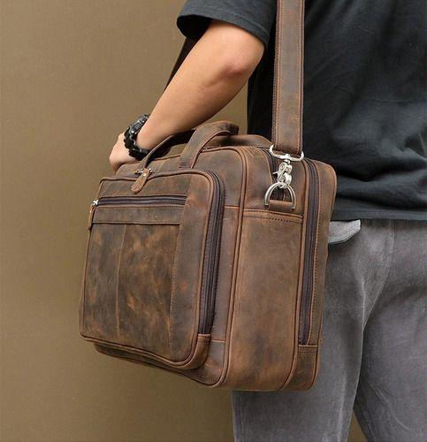 Bolso / Maletín Cuero Genuino 100% Hombre Style Royal-2
