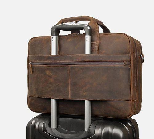 Bolso / Maletín Cuero Genuino 100% Hombre Style Royal-6
