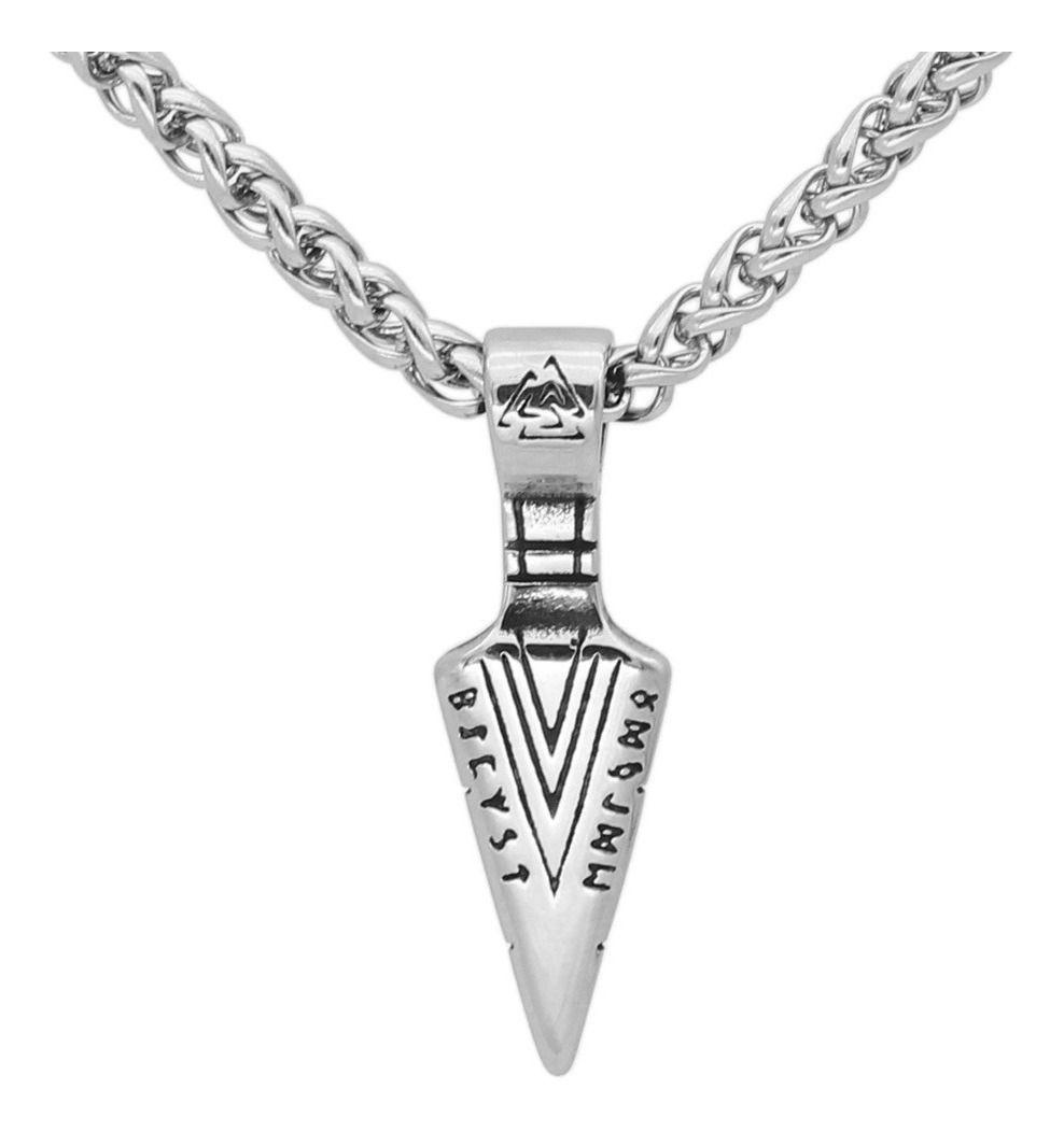 Collar Vikingo Runas Valknut Hombre Mujer Moda 2021-0