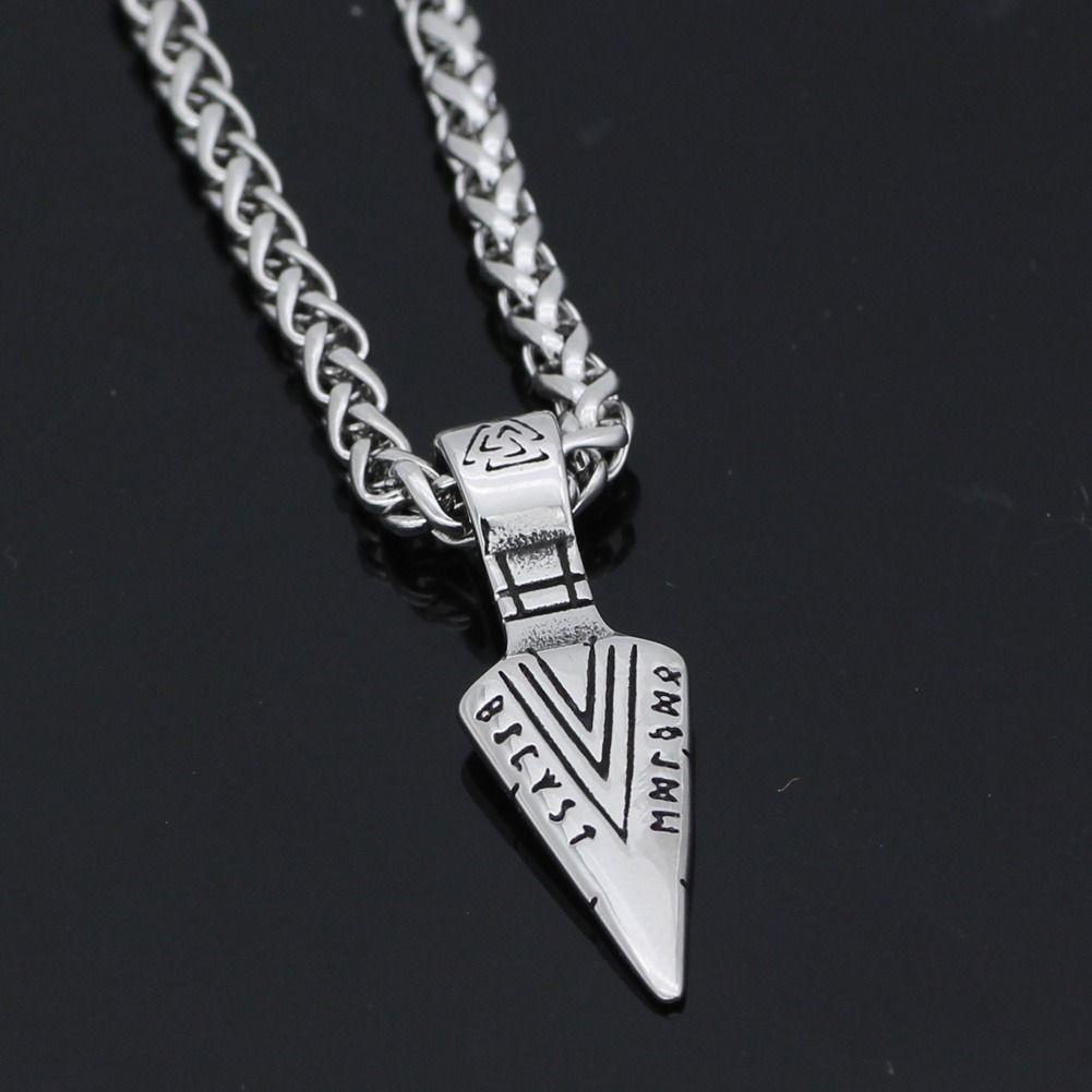 Collar Vikingo Runas Valknut Hombre Mujer Moda 2021-2