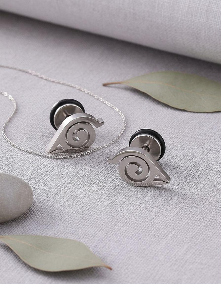 Aros Naruto Aldea De La Hoja Hombre Mujer-3