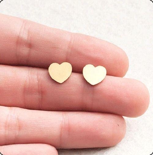 Aros Corazón  Silver Space Mujer Acero Quirurgico-2