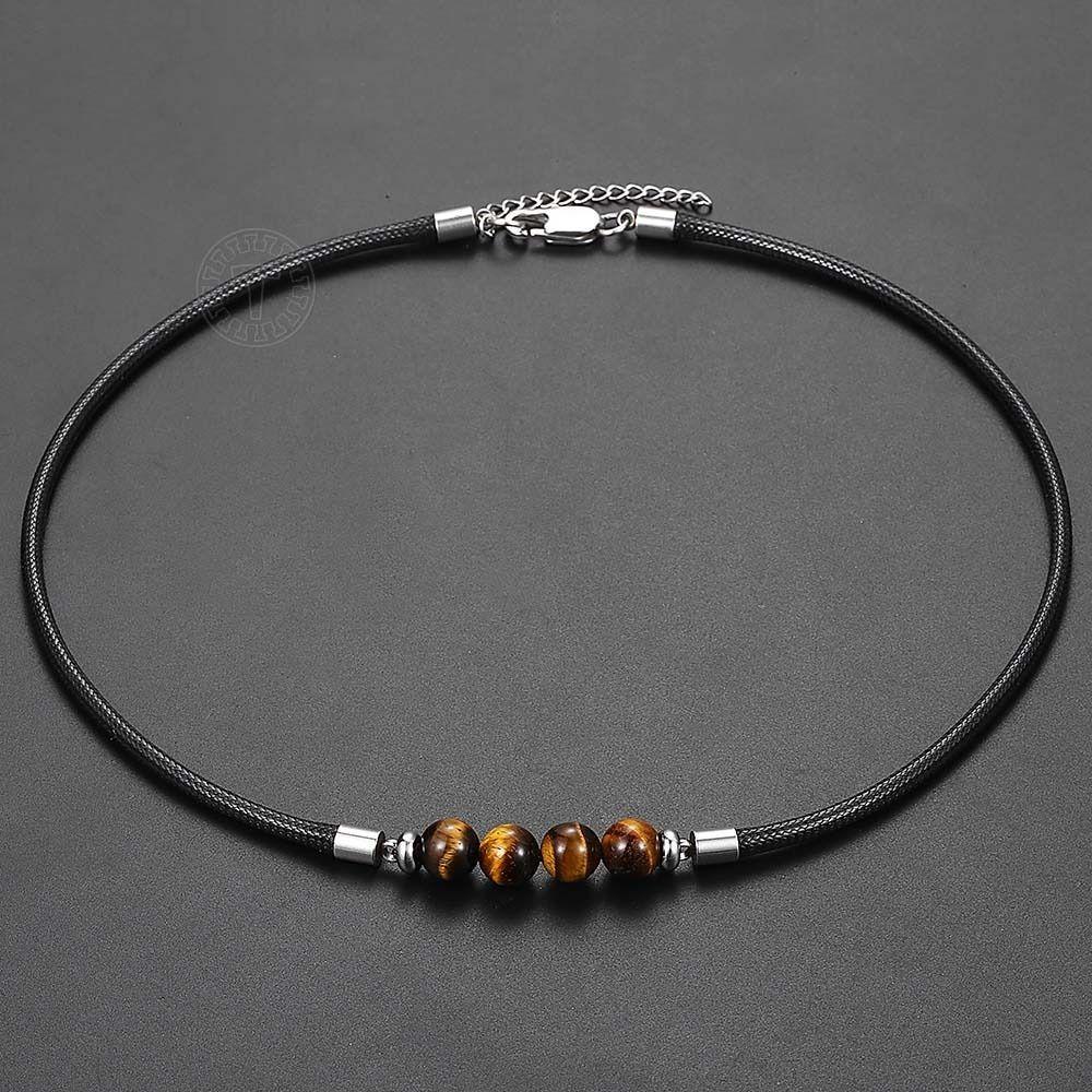 Collar De Piedra Lapislazuli Hombre Caballero Moda 2020 Il-4