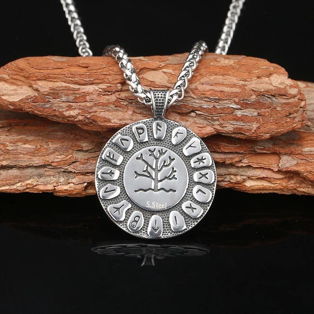 Collar Arbol Yggdrasil Vikingo Moda Nordica-2
