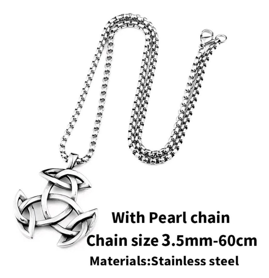 Collar Valknut Vikingo Hombre Moda Masculina 2019 Style-2