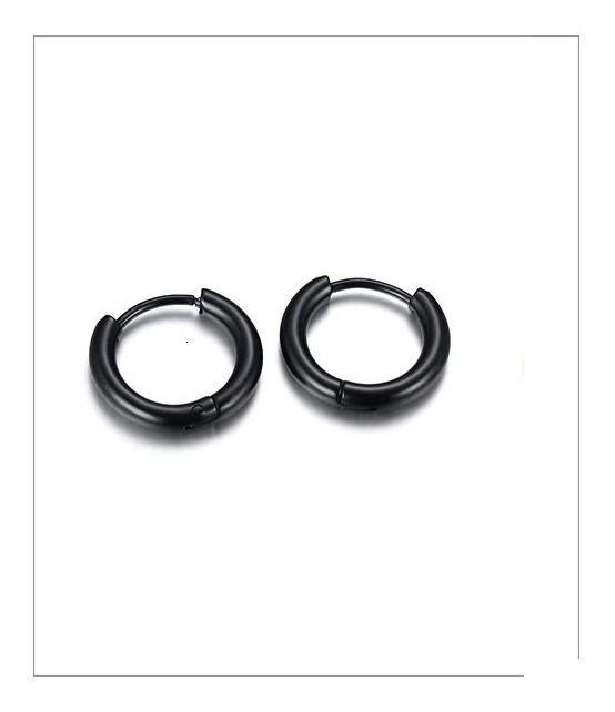 Aros Punk Hombre Mujer Black Manba Earing 2021 Xx-3
