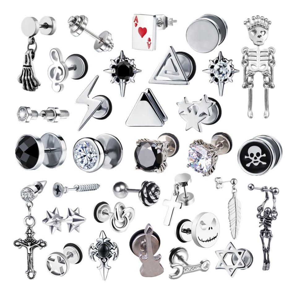 Aros Mancuernas Gym Silver Ring Hombre Mujer 8mm-2