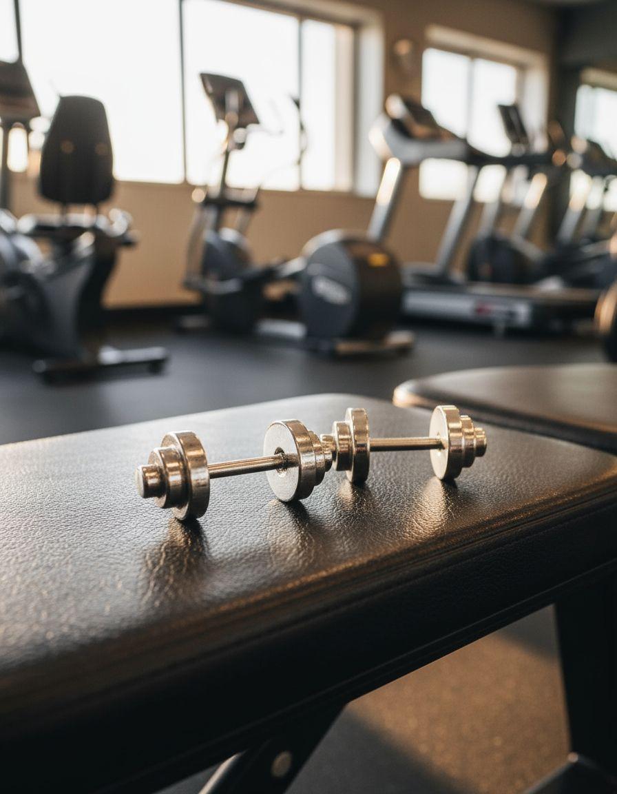 Aros Mancuernas Gym Silver Ring Hombre Mujer 8mm-3