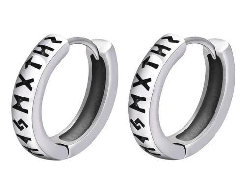 Aros Vikingos Punk Runas Vikingas Hombre Mujer Moda Style-0