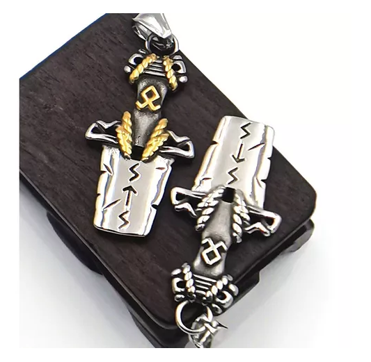 Collar Espada Broken Silver Space Hombre Mujer-2