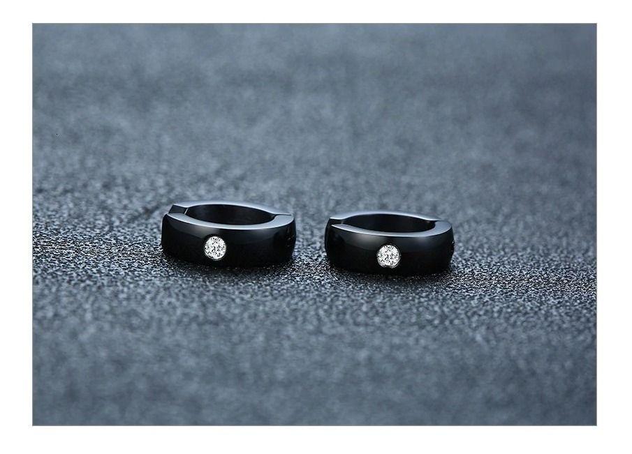 Aros Punk De Presion Hombre Mujer Black Space Moda 2020 Il-3