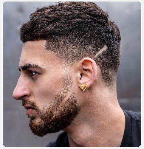 Aros Triangulo Punta Flecha Punk Hombre Mujer Earing Moda-3