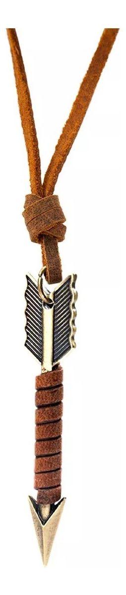 Collar De Cuero Flecha Hombre Mujer Moda 2021-2