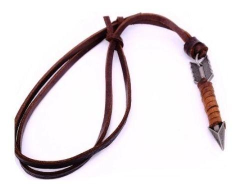 Collar De Cuero Flecha Hombre Mujer Moda 2021-4