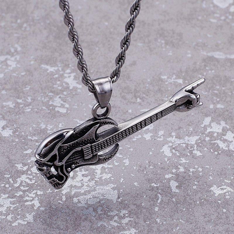 Collar Acero Guitarra Rock Royal Madriz 60 Cm-2