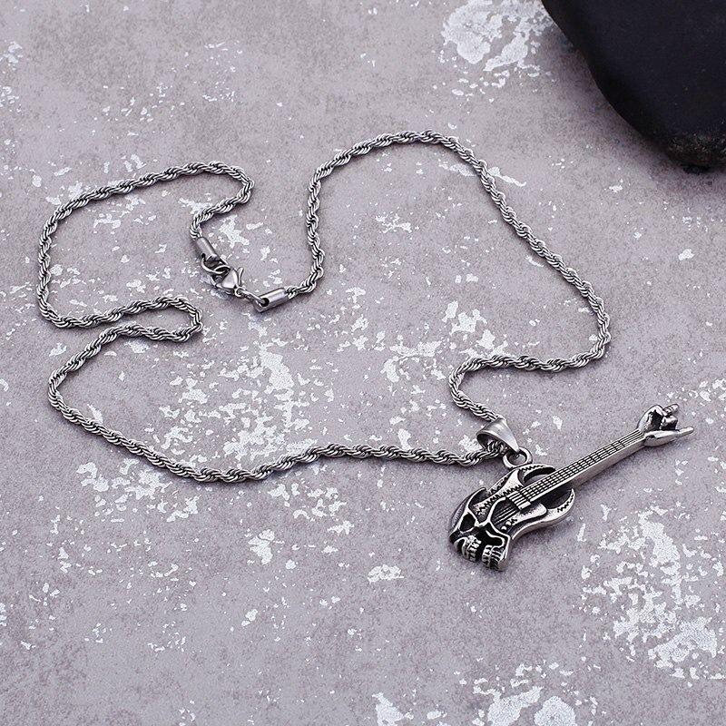Collar Acero Guitarra Rock Royal Madriz 60 Cm-4