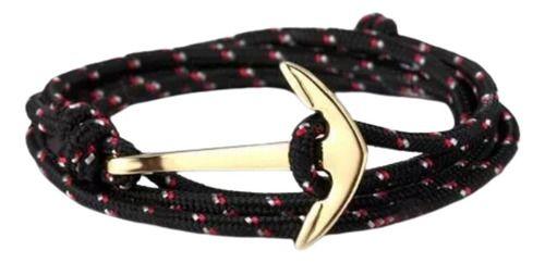 Pulsera De Ancla Hombre Y Mujer Unisex Elegante Ajustable 2-3