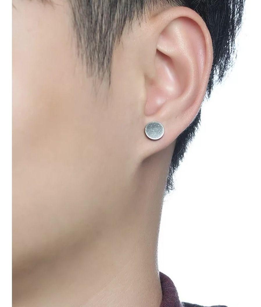 Aros Punk Silver Metal Hombre Mujer Moda 2019-1