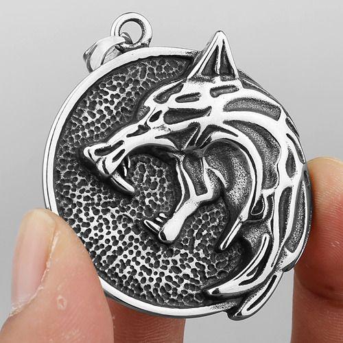 Collar Lobo The Witcher Gerat De Rivia Lobo Salvaje-4