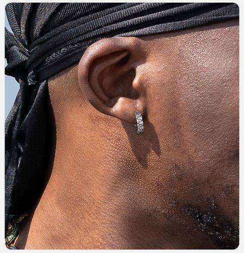 Aros Punk Hombre Mujer Vikingo Grabado Earing Moda-1