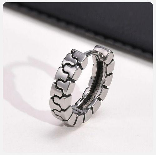 Aros Punk Hombre Mujer Vikingo Grabado Earing Moda-2
