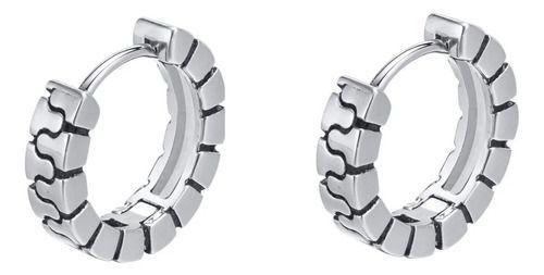 Aros Punk Hombre Mujer Vikingo Grabado Earing Moda-6