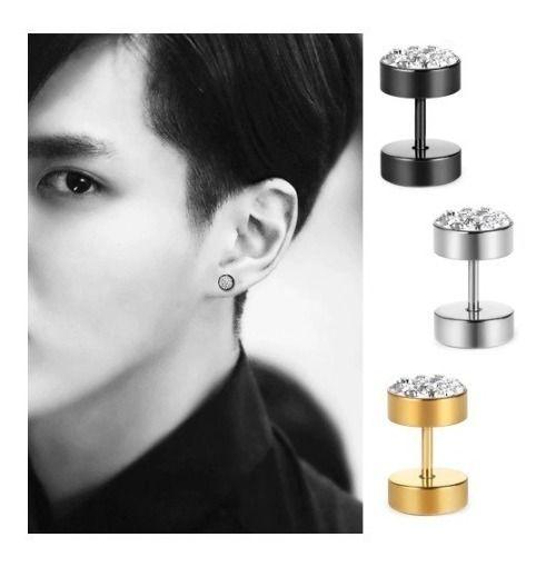 Aros Punk Diaman And Silver Circular Hombre Mujer Moda 2021-2