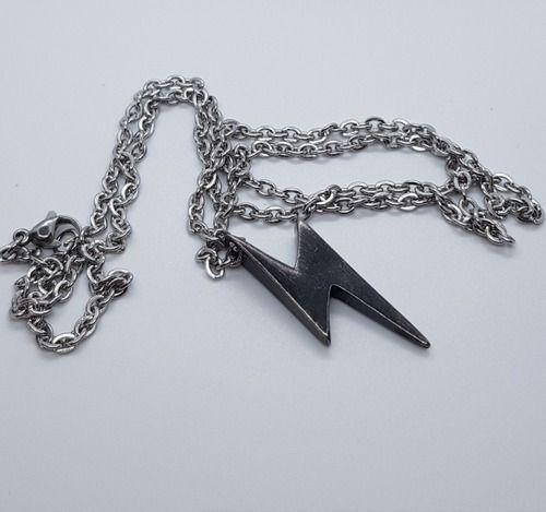 Collar De Rayo Titanio Silver Old Fashion Style-2