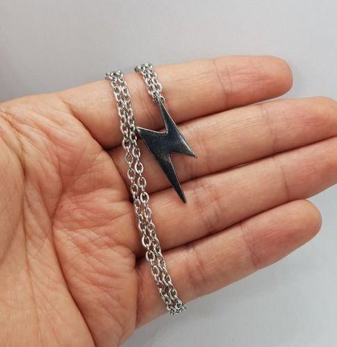 Collar De Rayo Titanio Silver Old Fashion Style-3