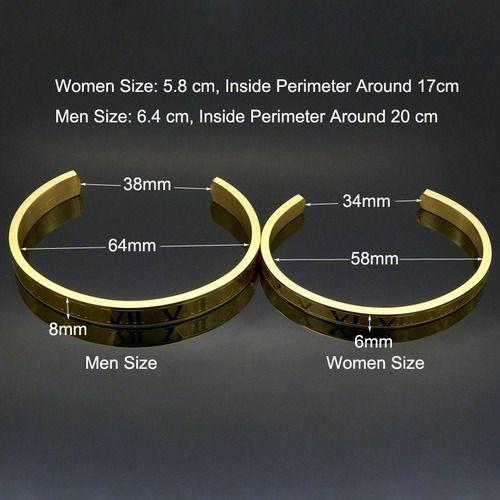 Pulsera De  Hombre Caballeros N° Romanos Plateada Moda 2019-8