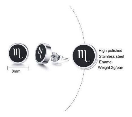 Aros Punk Silver Ring Signo Escorpion Hombre Mujer Moda 2019-4