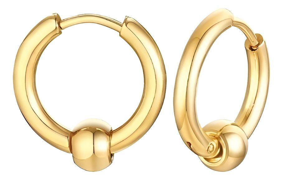 Aros Punk Hombre Mujer Gold Manba Earing Moda 2021 .x-0