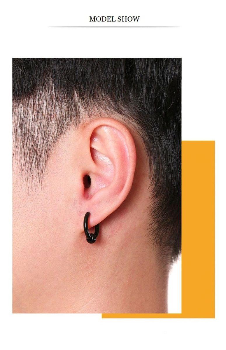 Aros Punk Hombre Mujer Gold Manba Earing Moda 2021 .x-4